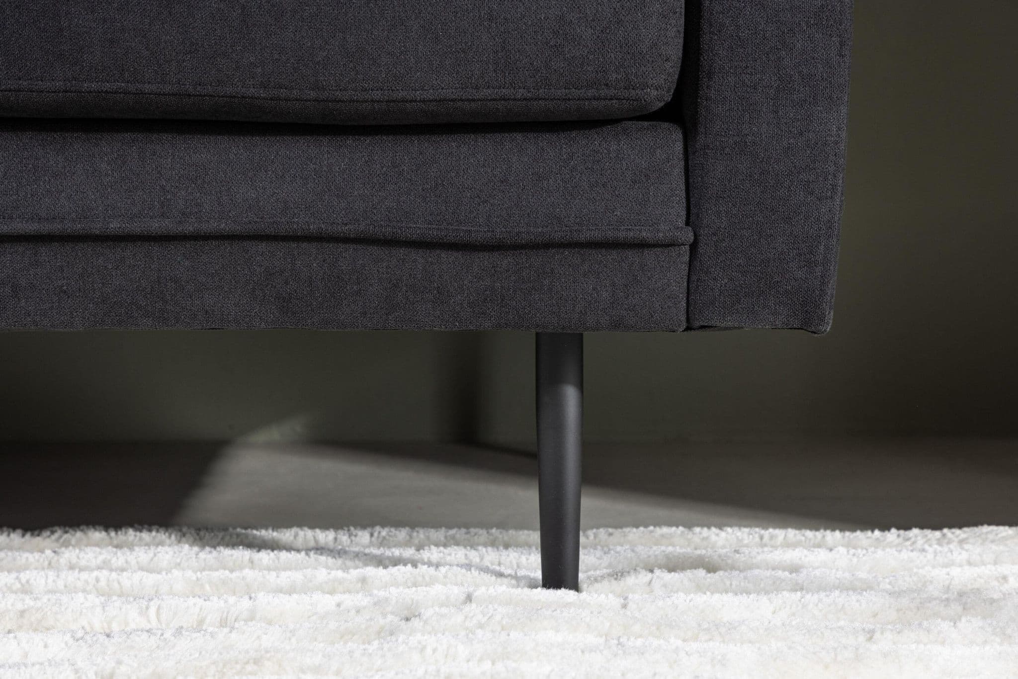 Boom Sofa, Black/Black Fabric/Linen - Image 5