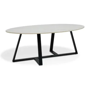 Bristol Stone Top Oval Coffee Table