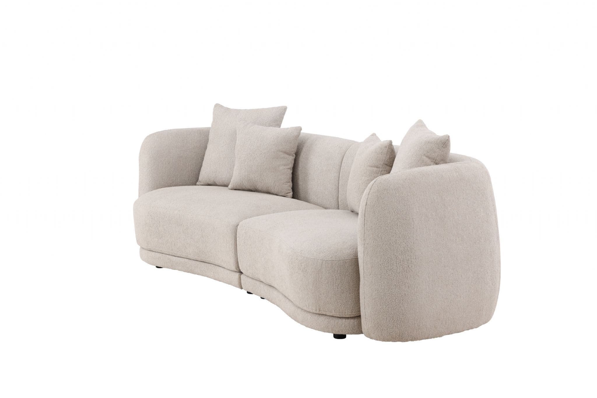 Cielo 3-Seat Sofa, Beige - Image 3