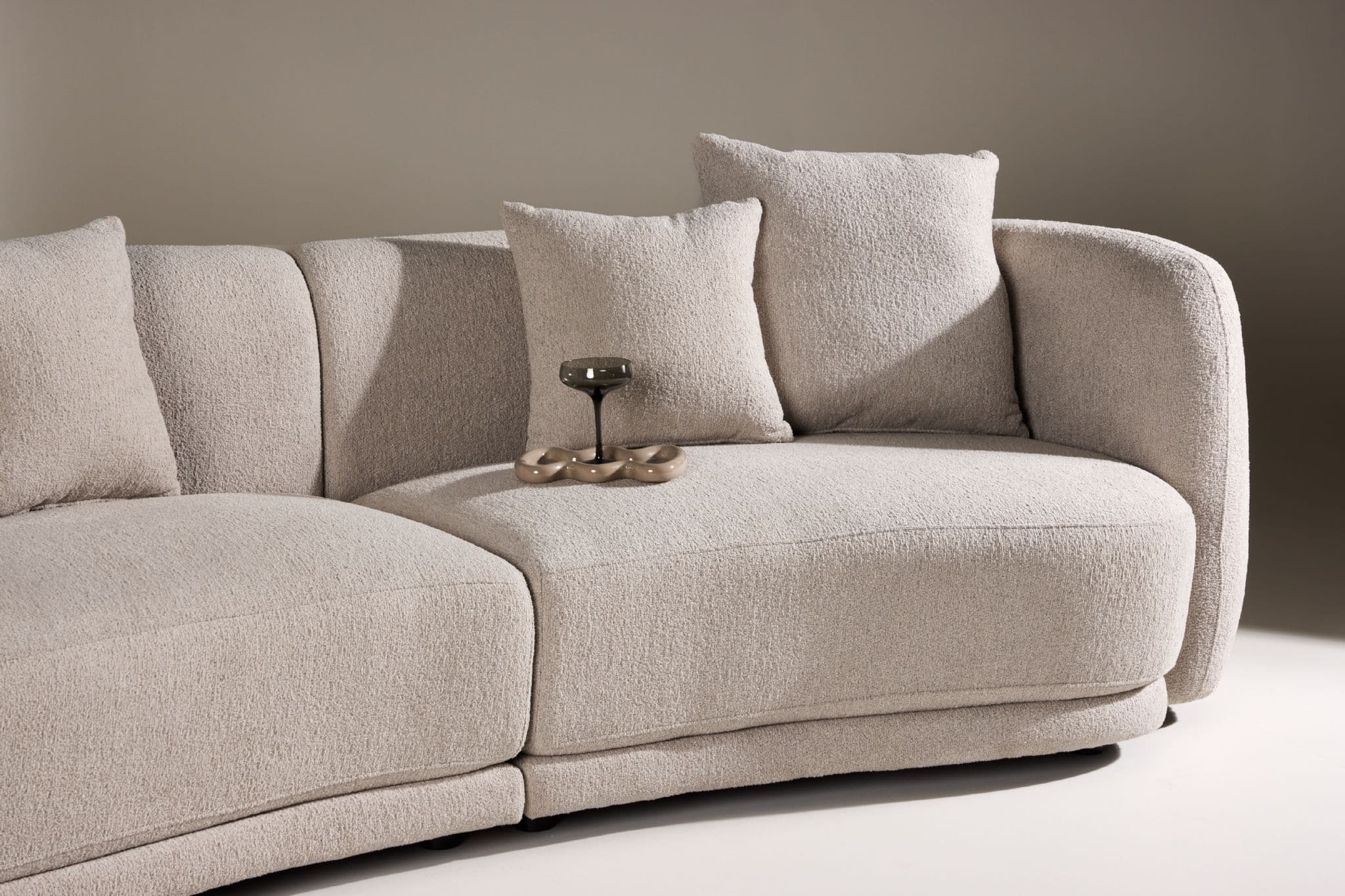 Cielo 3-Seat Sofa, Beige - Image 6