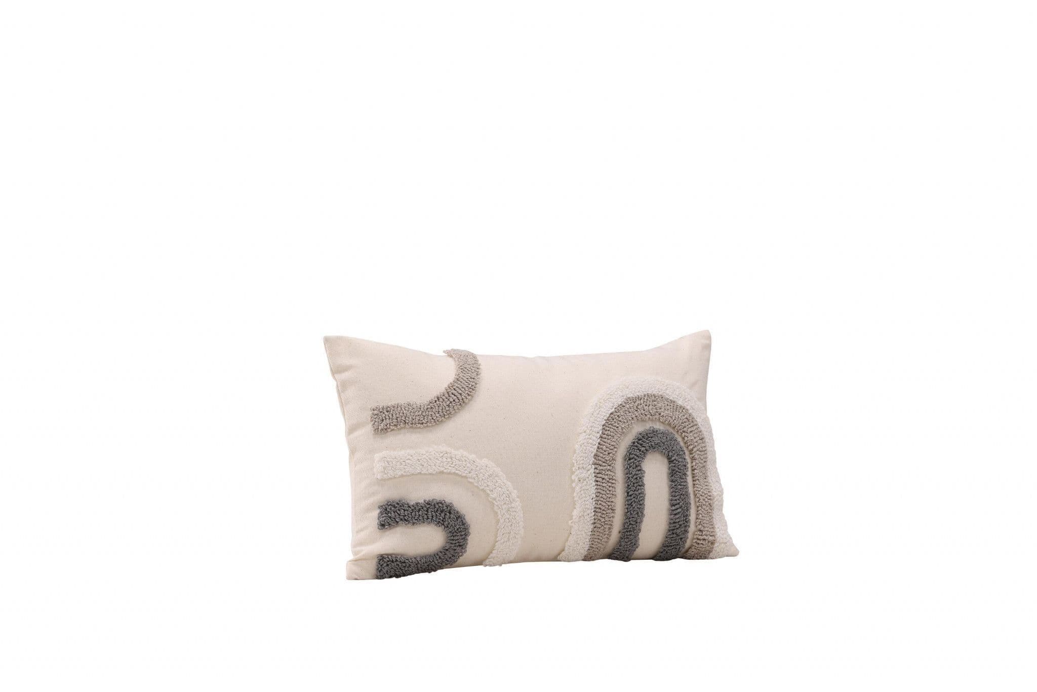 Cornelia Cushion Cover Polycotton, White, 45X45 - Image 8