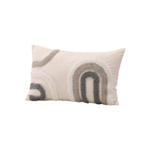 Cornelia Cushion Cover Polycotton - White, 50X30