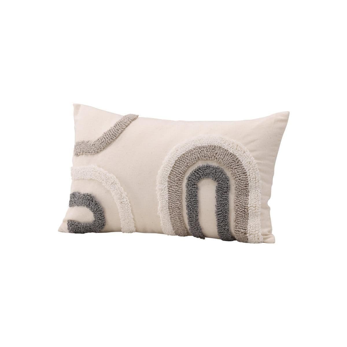 Cornelia Cushion Cover Polycotton, White, 45X45 - Image 2