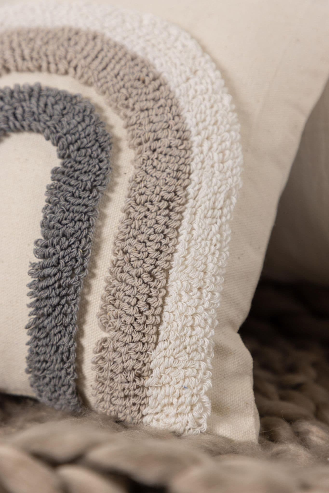 Cornelia Cushion Cover Polycotton, White, 45X45 - Image 13