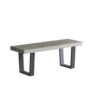 Dannis Mdf Dining Bench With Concrete Effect