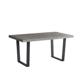 Dannis Mdf Dining Table With Concrete Effect