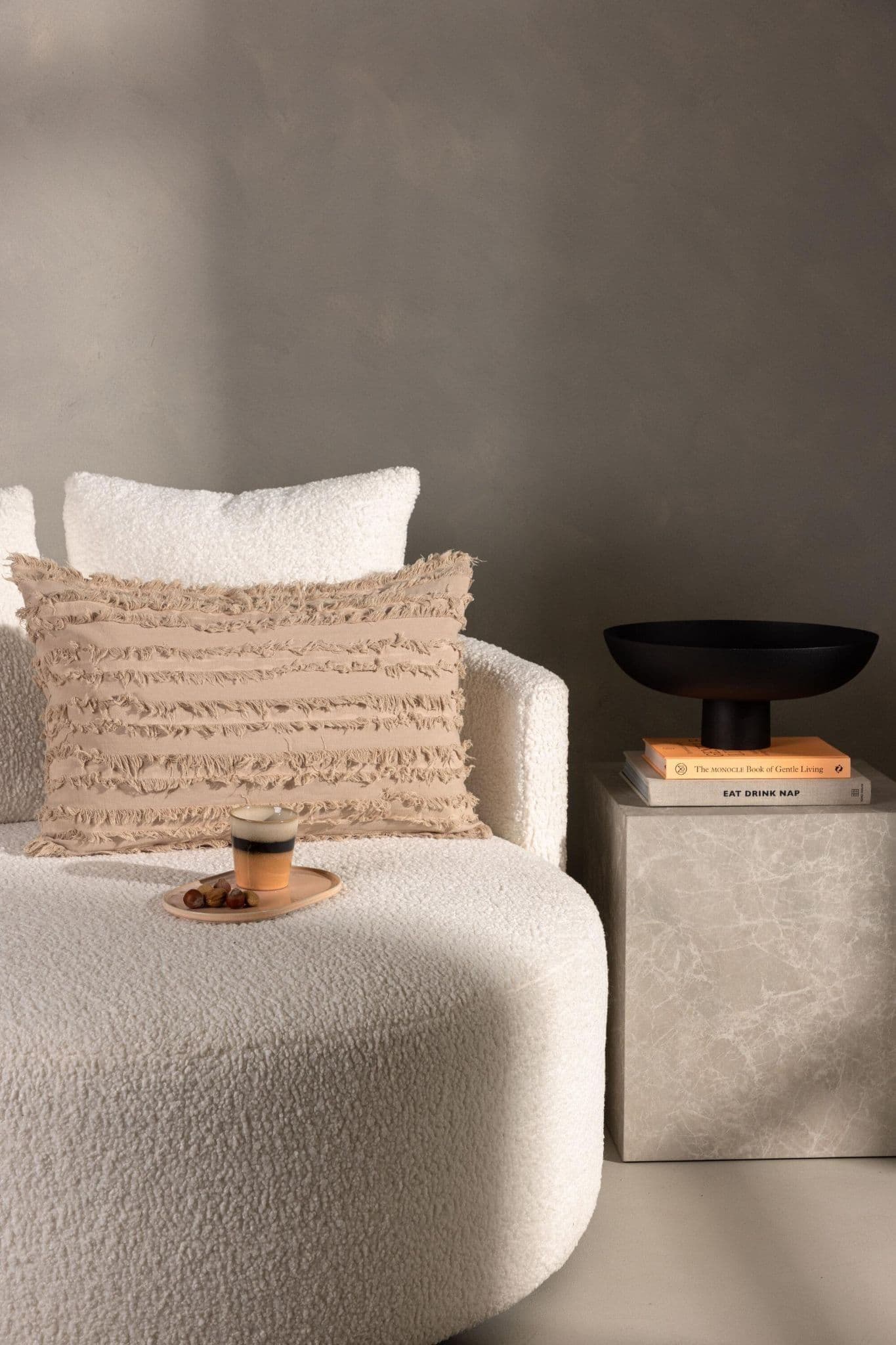 Edith Cushion Cover Cotton, White, 40X60 - Image 16