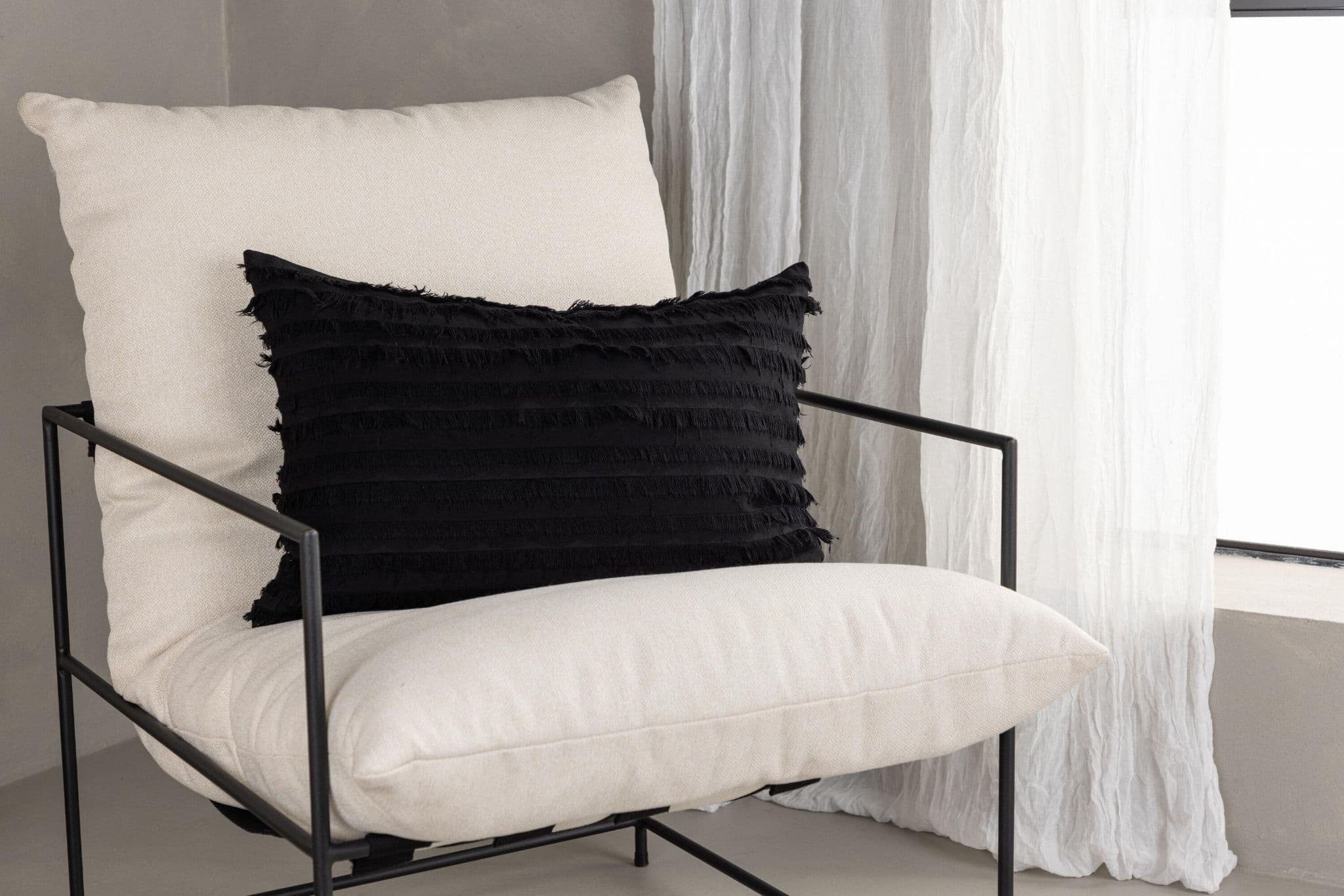 Edith Cushion Cover Cotton, White, 40X60 - Image 26