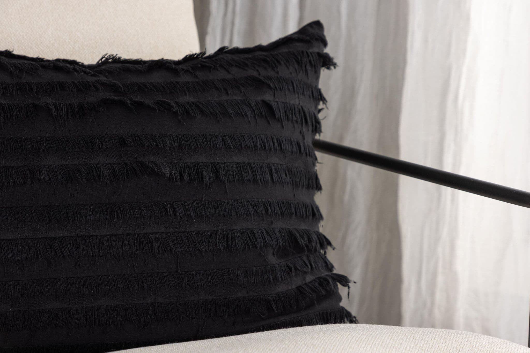 Edith Cushion Cover Cotton, White, 40X60 - Image 27