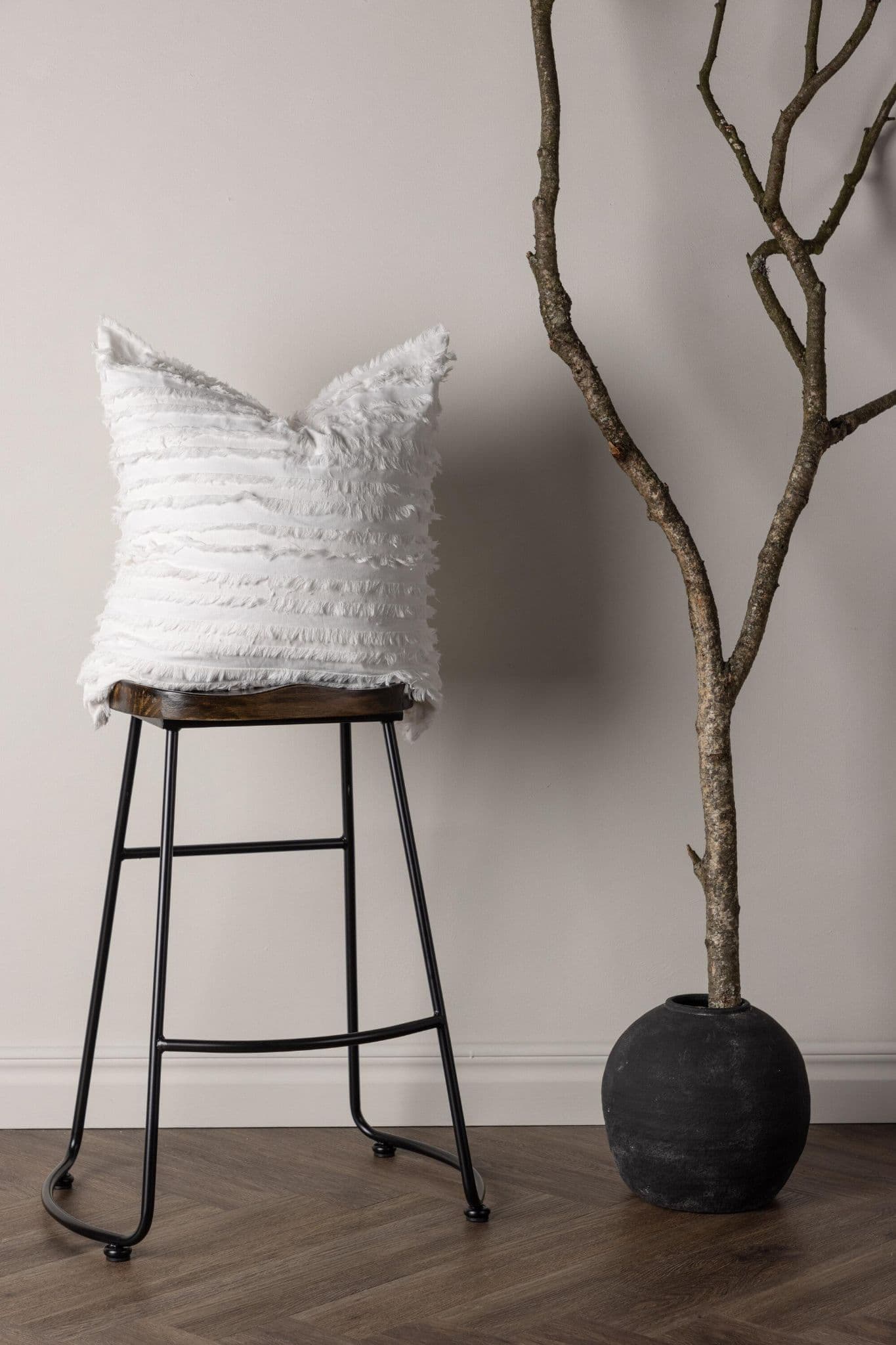 Edith Cushion Cover Cotton, White, 40X60 - Image 42