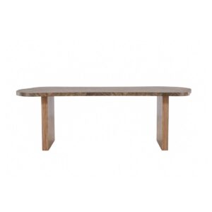 Eleonora Oval Dining Table, 100X230 Cm, Brown