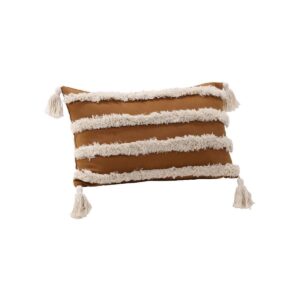 Elina Cushion Cover Polycotton - Brown, 50X30