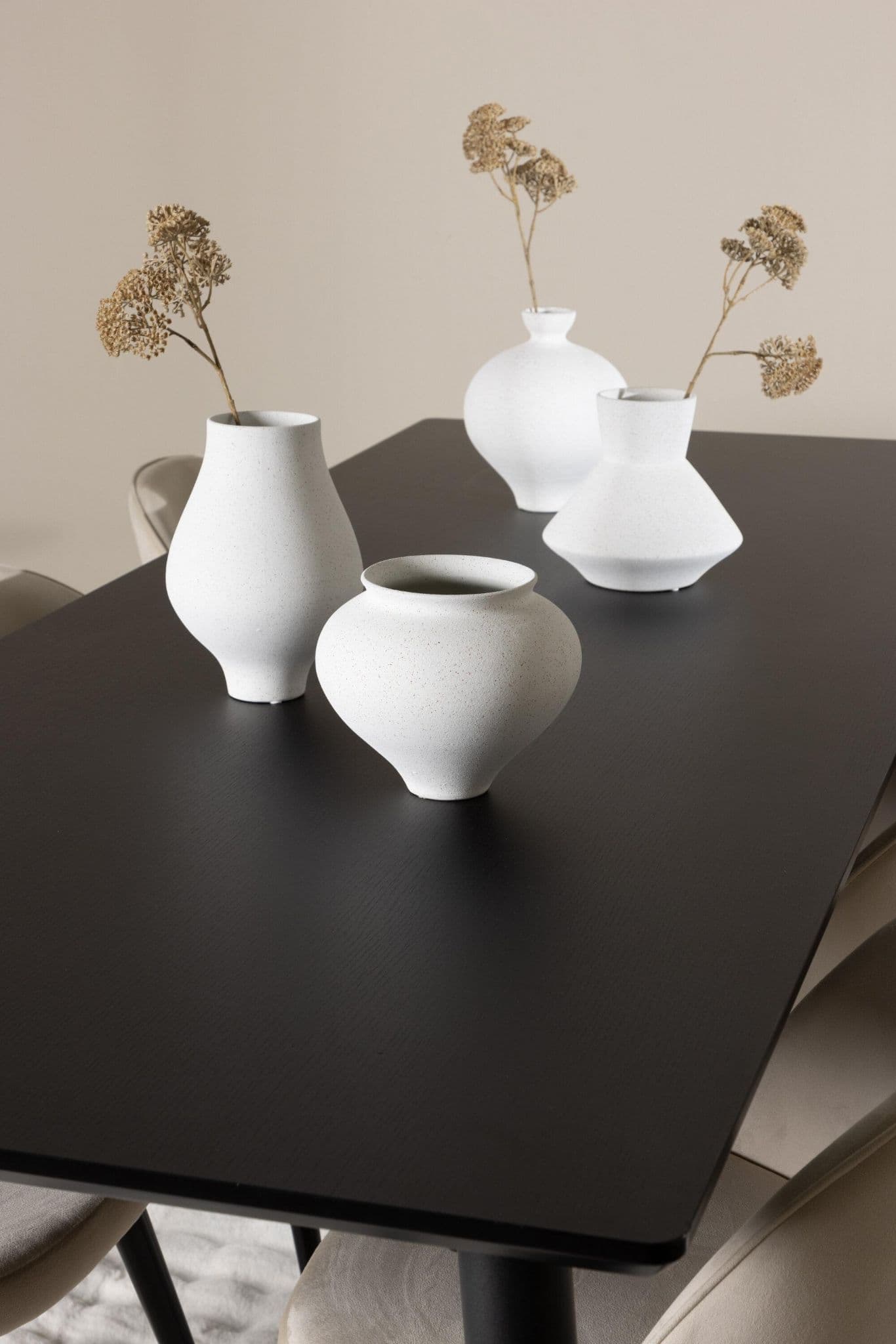 Ellis Dining Table With Velvet Dining Chair - Image 6