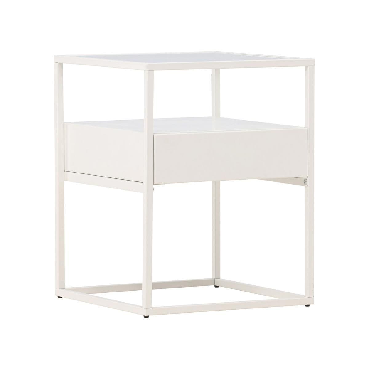 Fortaleza Side Table, White