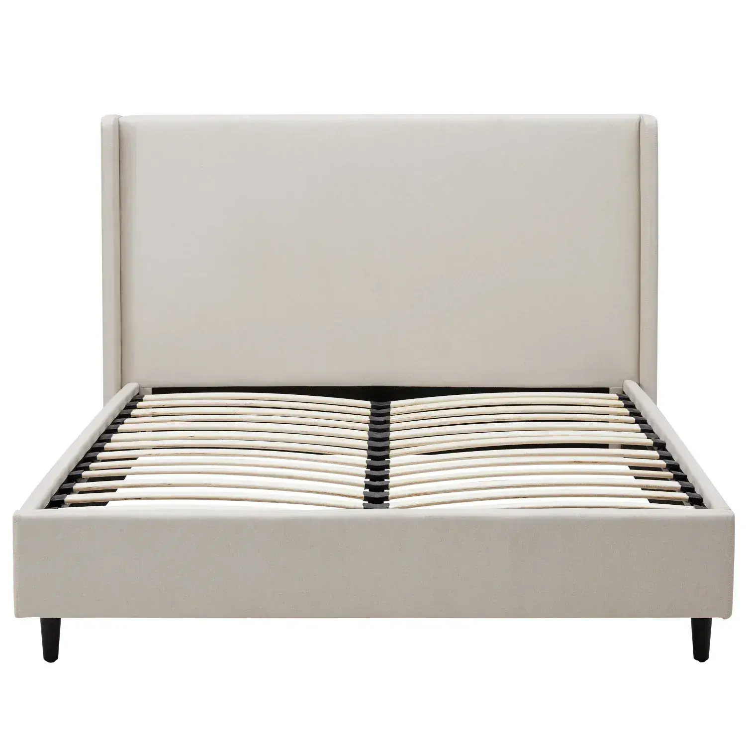 Freya Beige Double Size Upholstered Bed