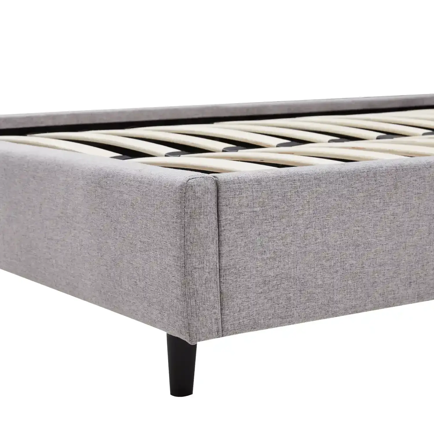 Freya Beige Double Size Upholstered Bed - Image 11