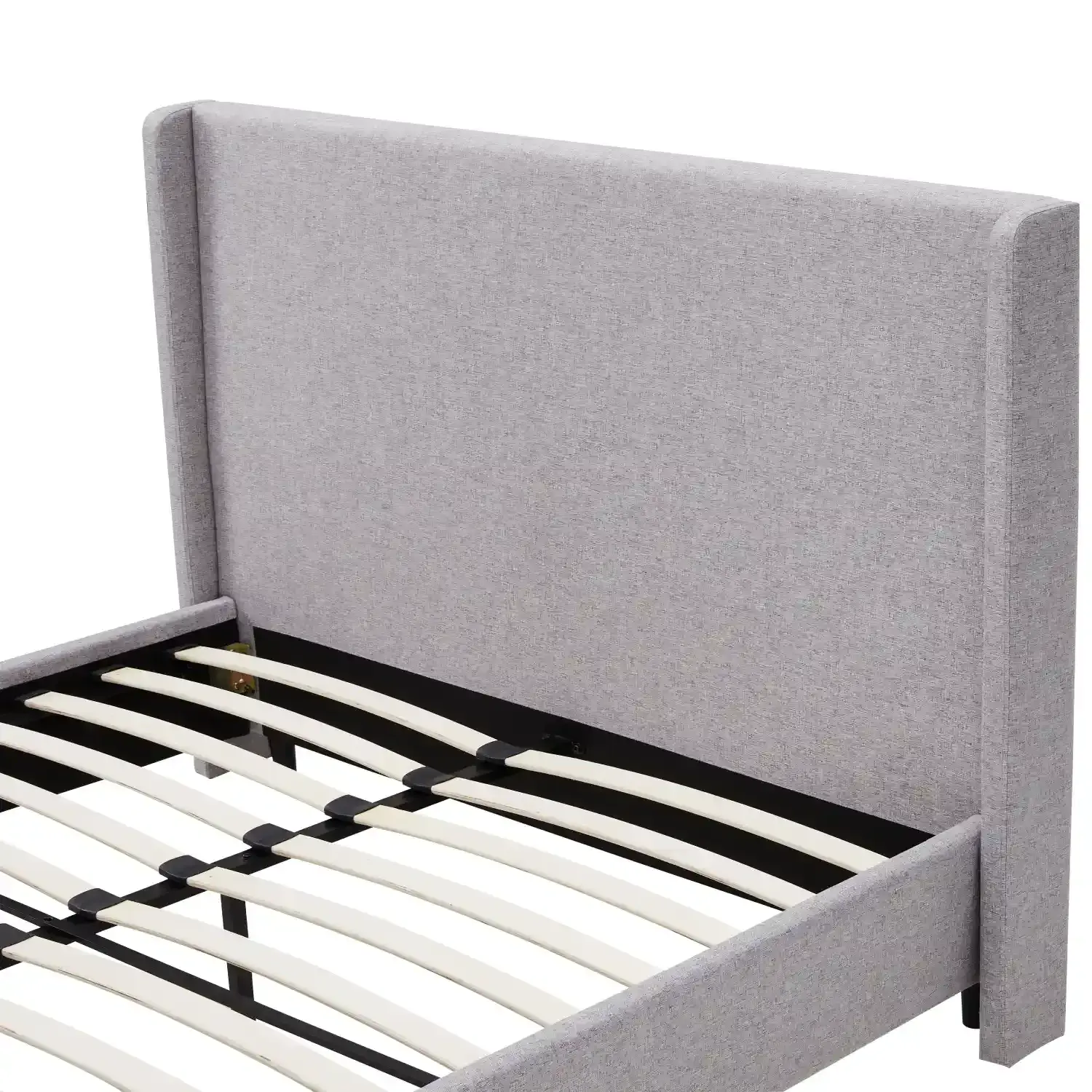 Freya Beige Double Size Upholstered Bed - Image 12