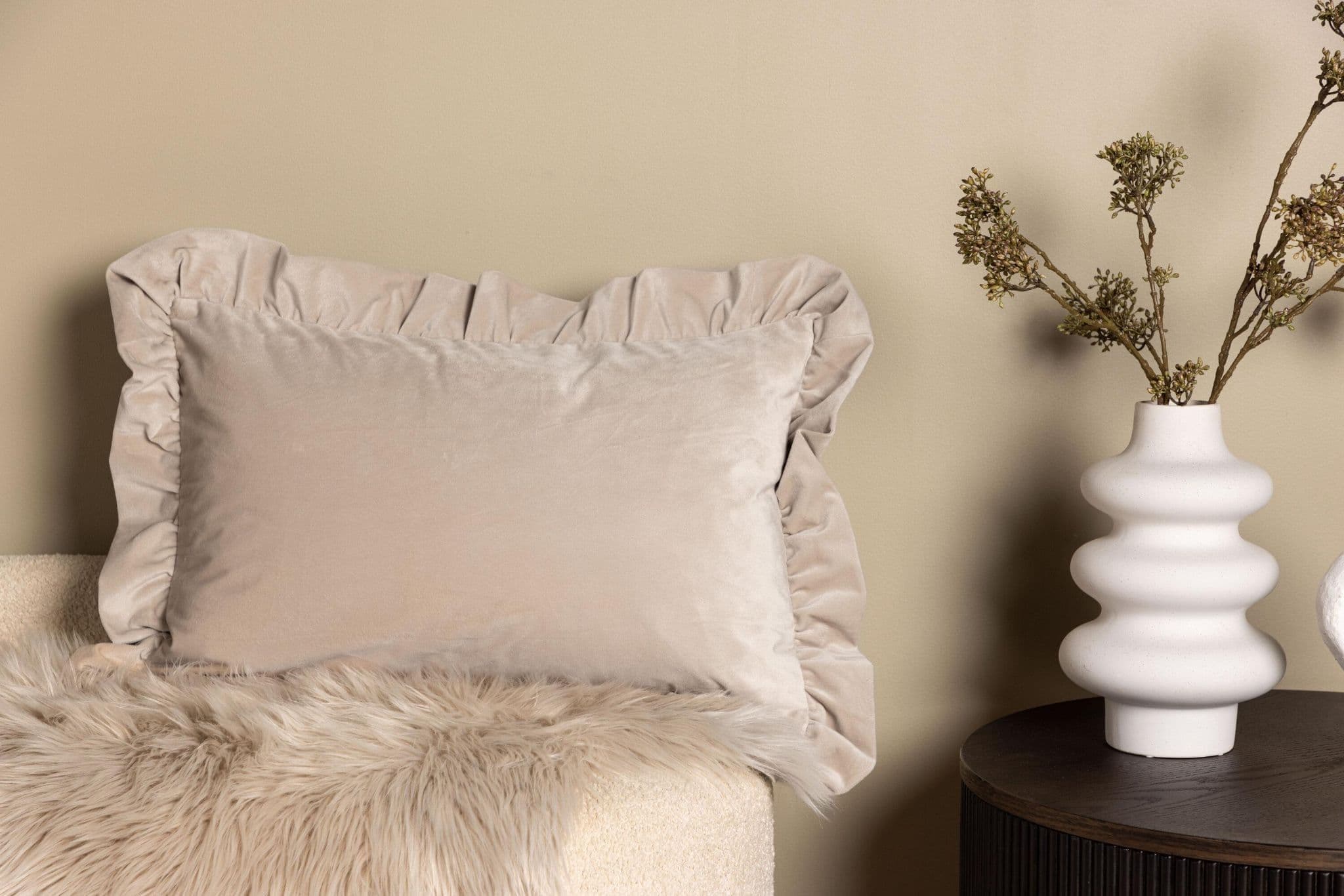 Hailey Cushion Cover Poly Velvet, Grey, 50X50 - Image 22