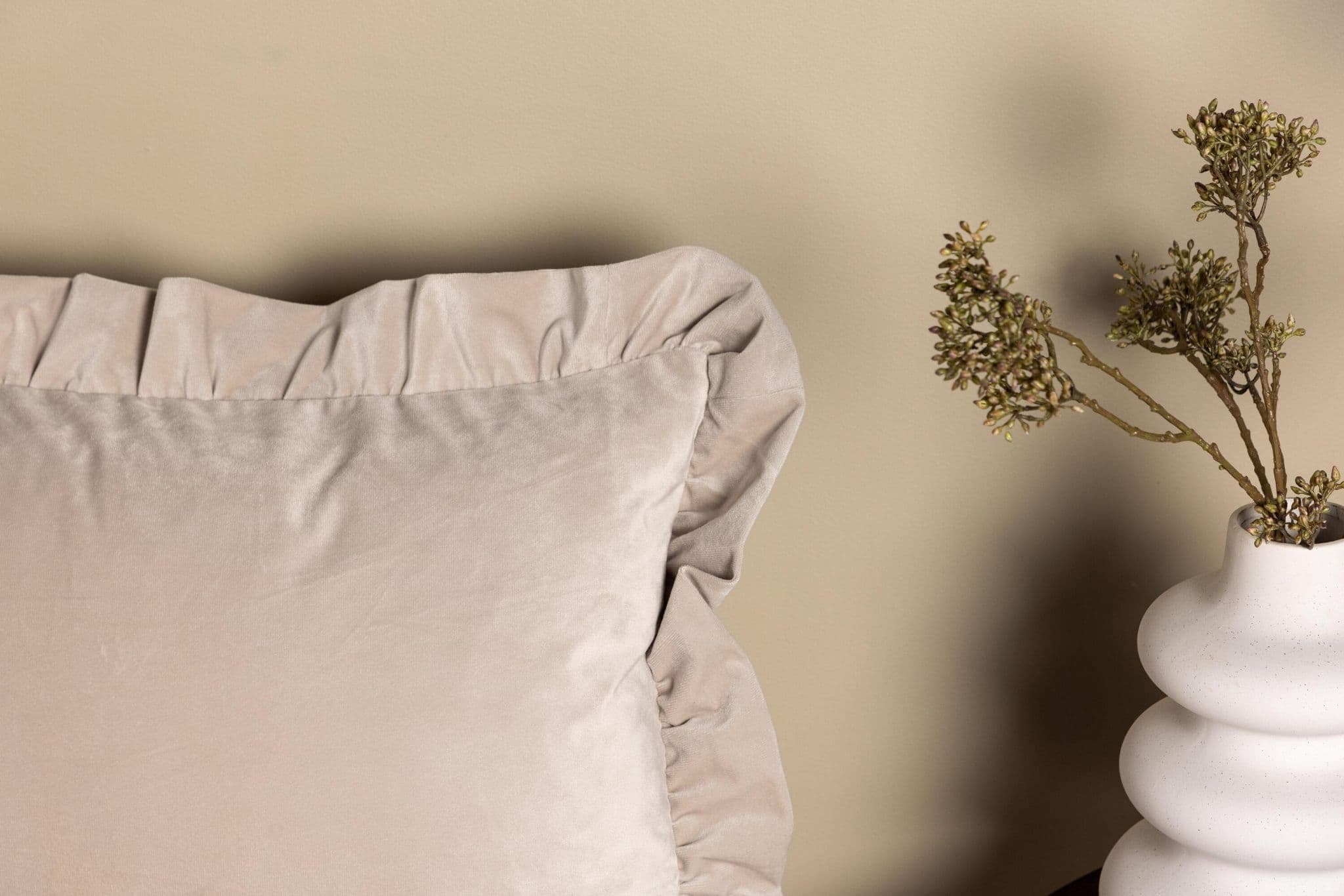 Hailey Cushion Cover Poly Velvet, Grey, 50X50 - Image 24