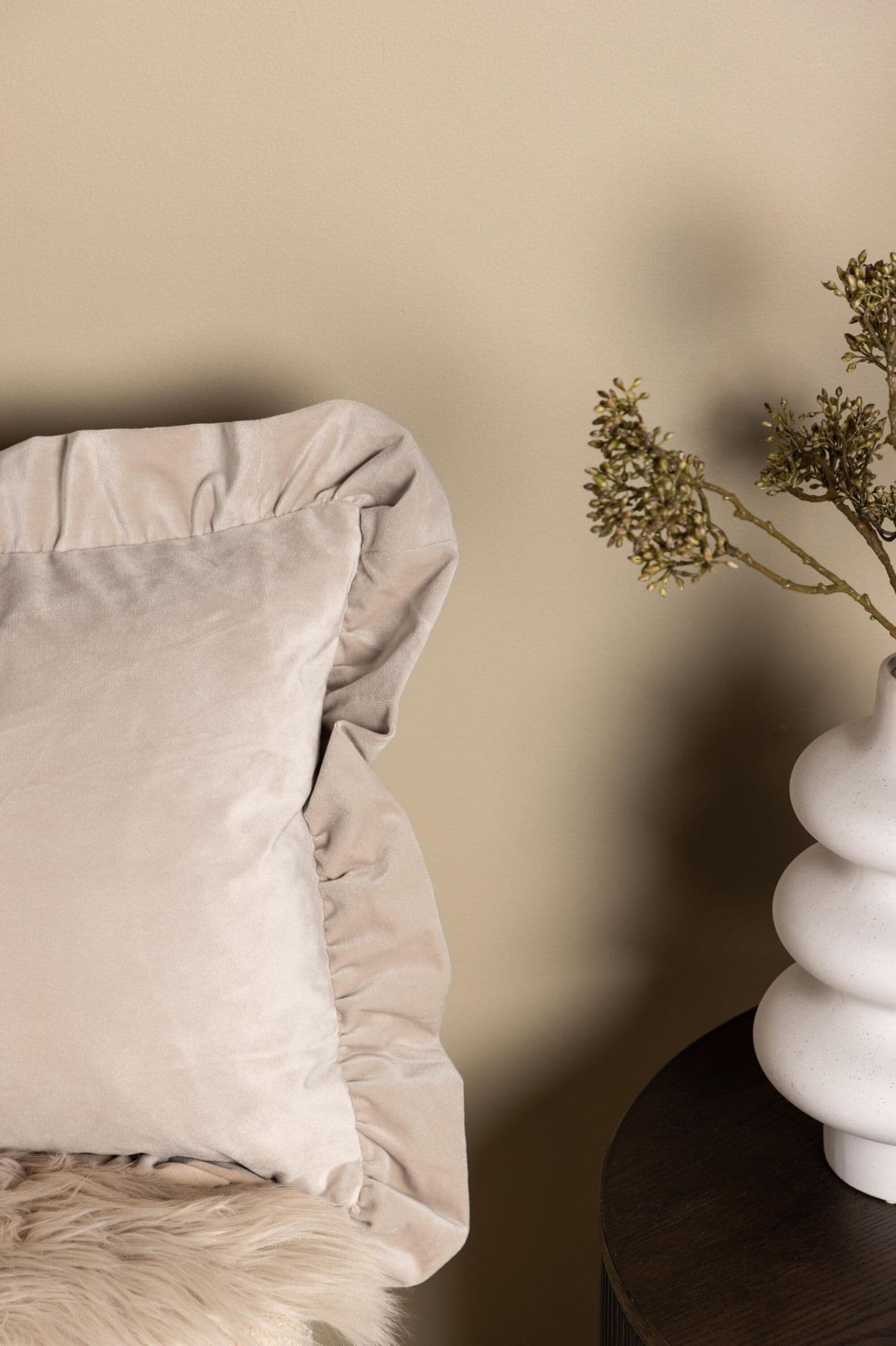 Hailey Cushion Cover Poly Velvet, Grey, 50X50 - Image 26