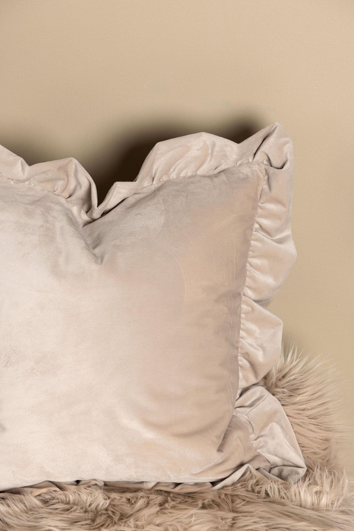 Hailey Cushion Cover Poly Velvet, Grey, 50X50 - Image 32