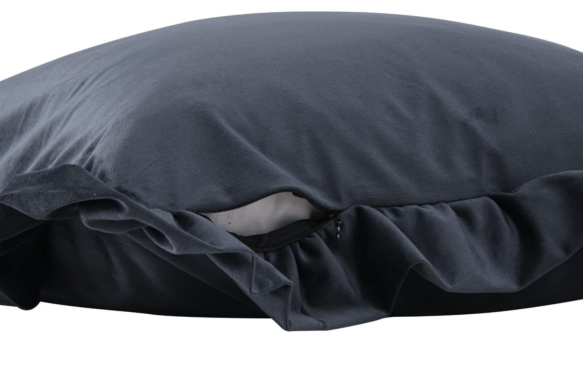 Hailey Cushion Cover Poly Velvet, Grey, 50X50 - Image 35