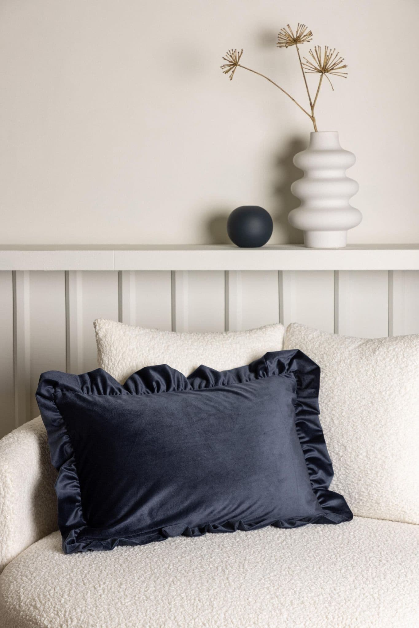 Hailey Cushion Cover Poly Velvet, Grey, 50X50 - Image 36