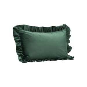 Hailey Cushion Cover Poly Velvet - Green, 60X40