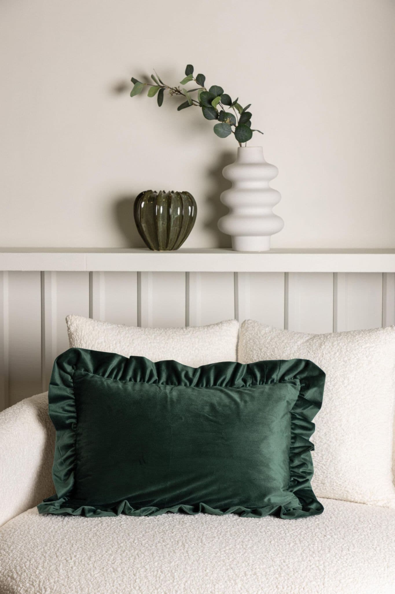 Hailey Cushion Cover Poly Velvet, Grey, 50X50 - Image 48