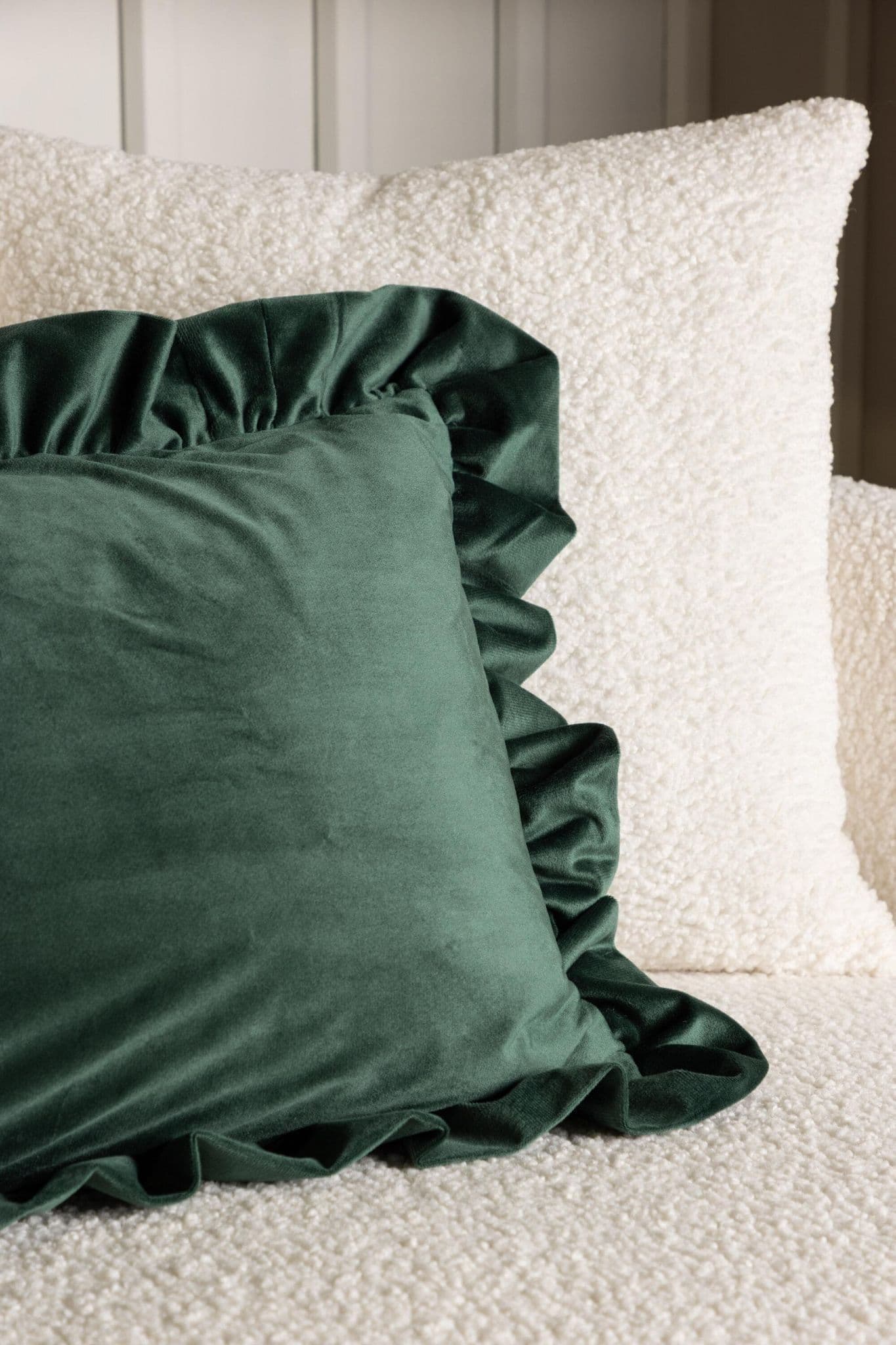 Hailey Cushion Cover Poly Velvet, Grey, 50X50 - Image 49