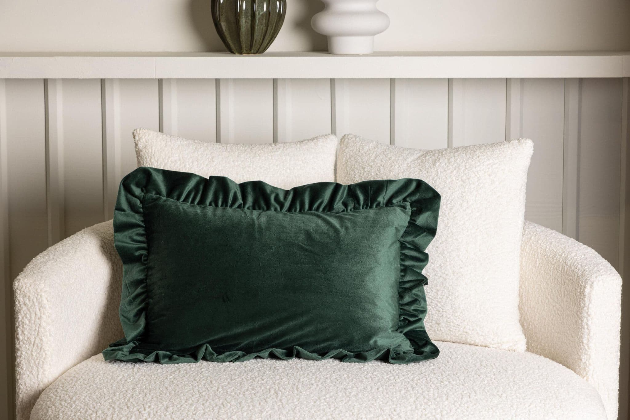 Hailey Cushion Cover Poly Velvet, Grey, 50X50 - Image 50