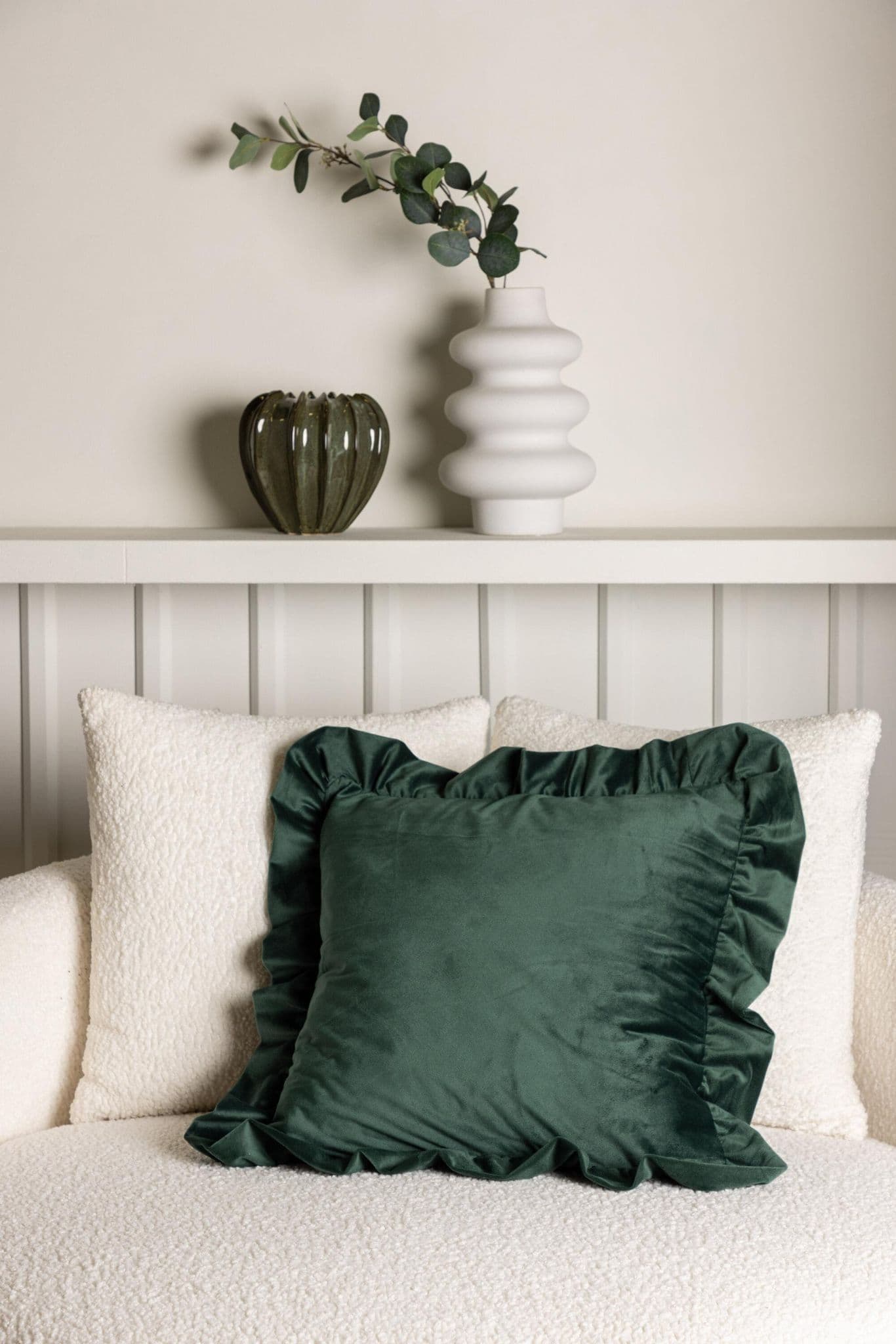 Hailey Cushion Cover Poly Velvet, Grey, 50X50 - Image 54