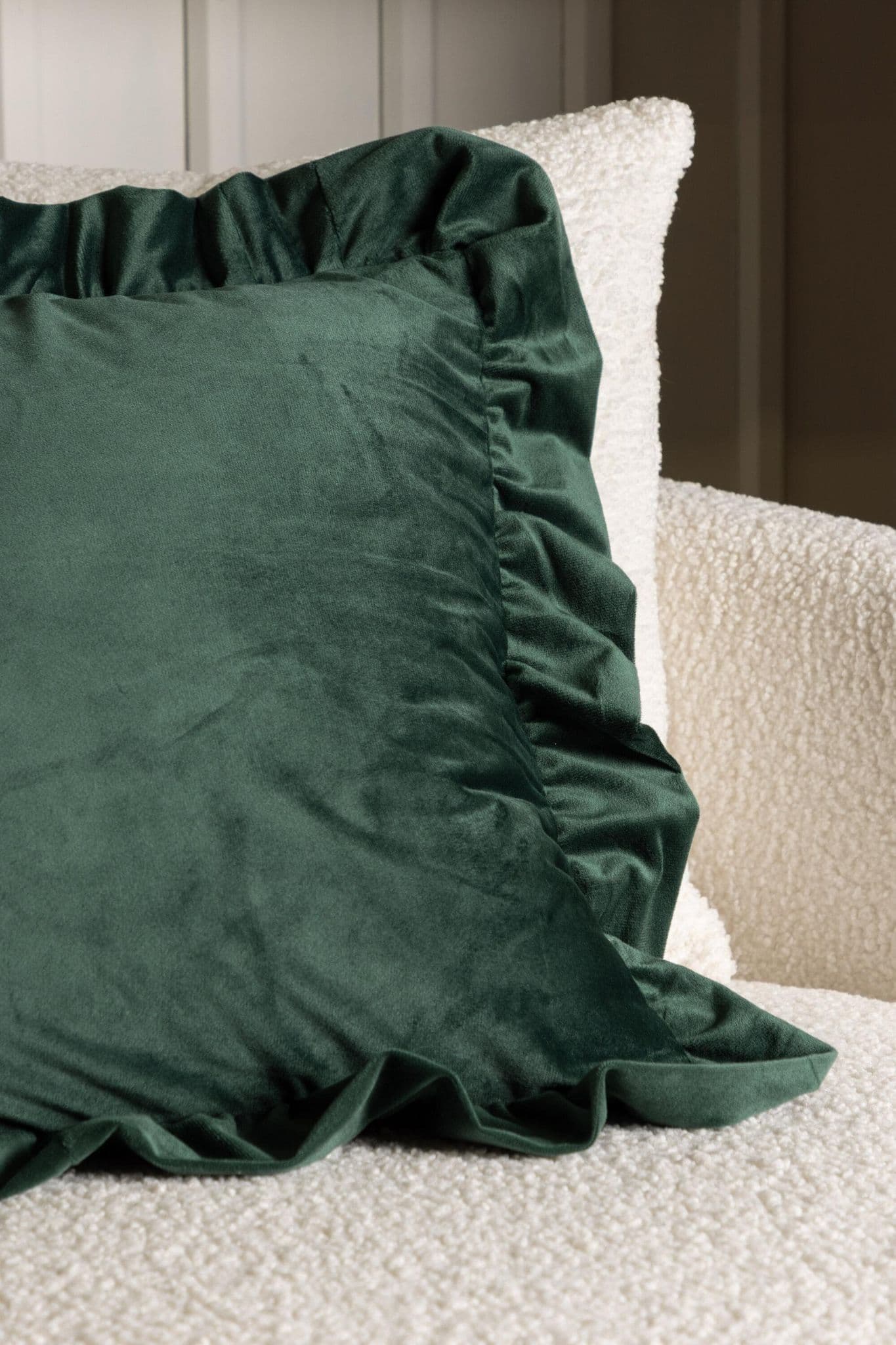 Hailey Cushion Cover Poly Velvet, Grey, 50X50 - Image 55