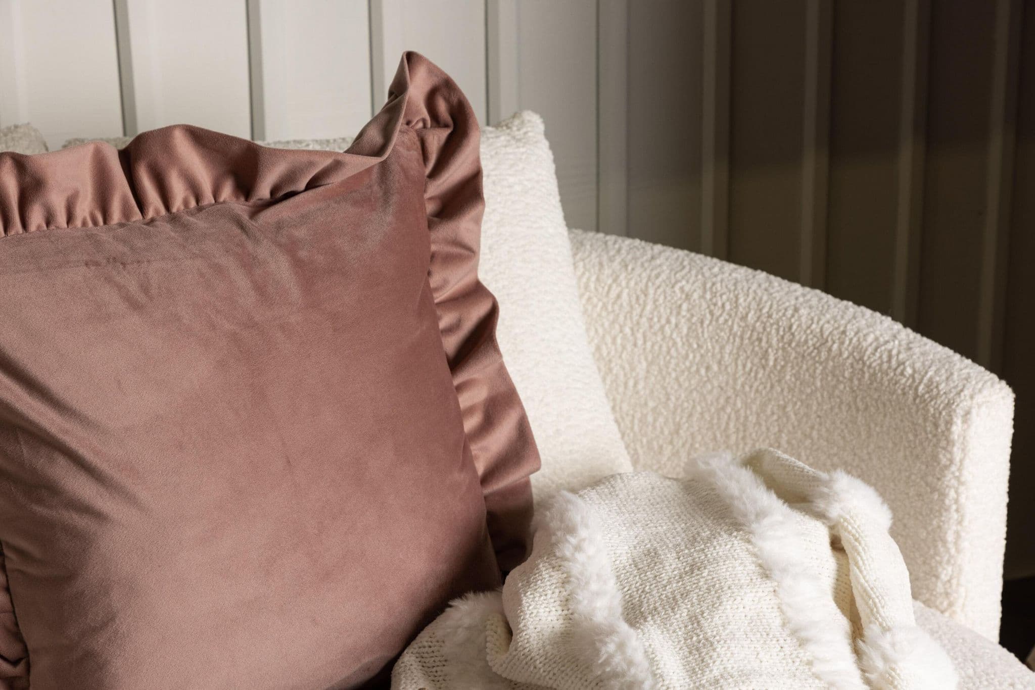 Hailey Cushion Cover Poly Velvet, Grey, 50X50 - Image 75