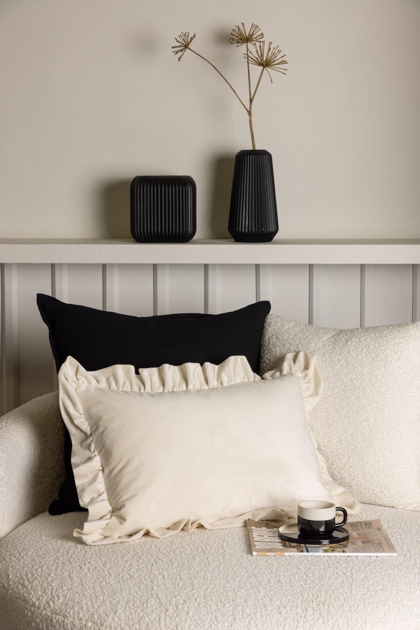 Hailey Cushion Cover Poly Velvet, Grey, 50X50 - Image 83