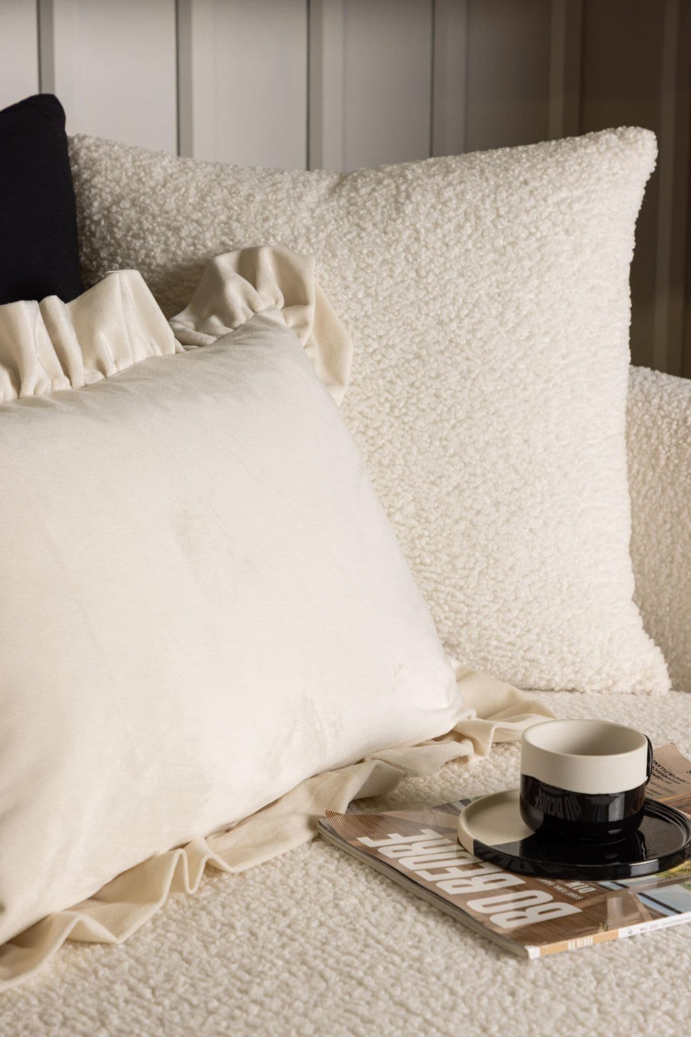 Hailey Cushion Cover Poly Velvet, Grey, 50X50 - Image 84