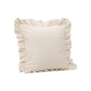 Hailey Cushion Cover Poly Velvet - White, 50X50