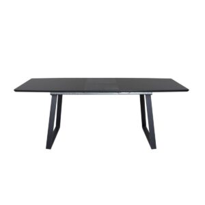 Inca Extention Table - Black Top / Black Legs