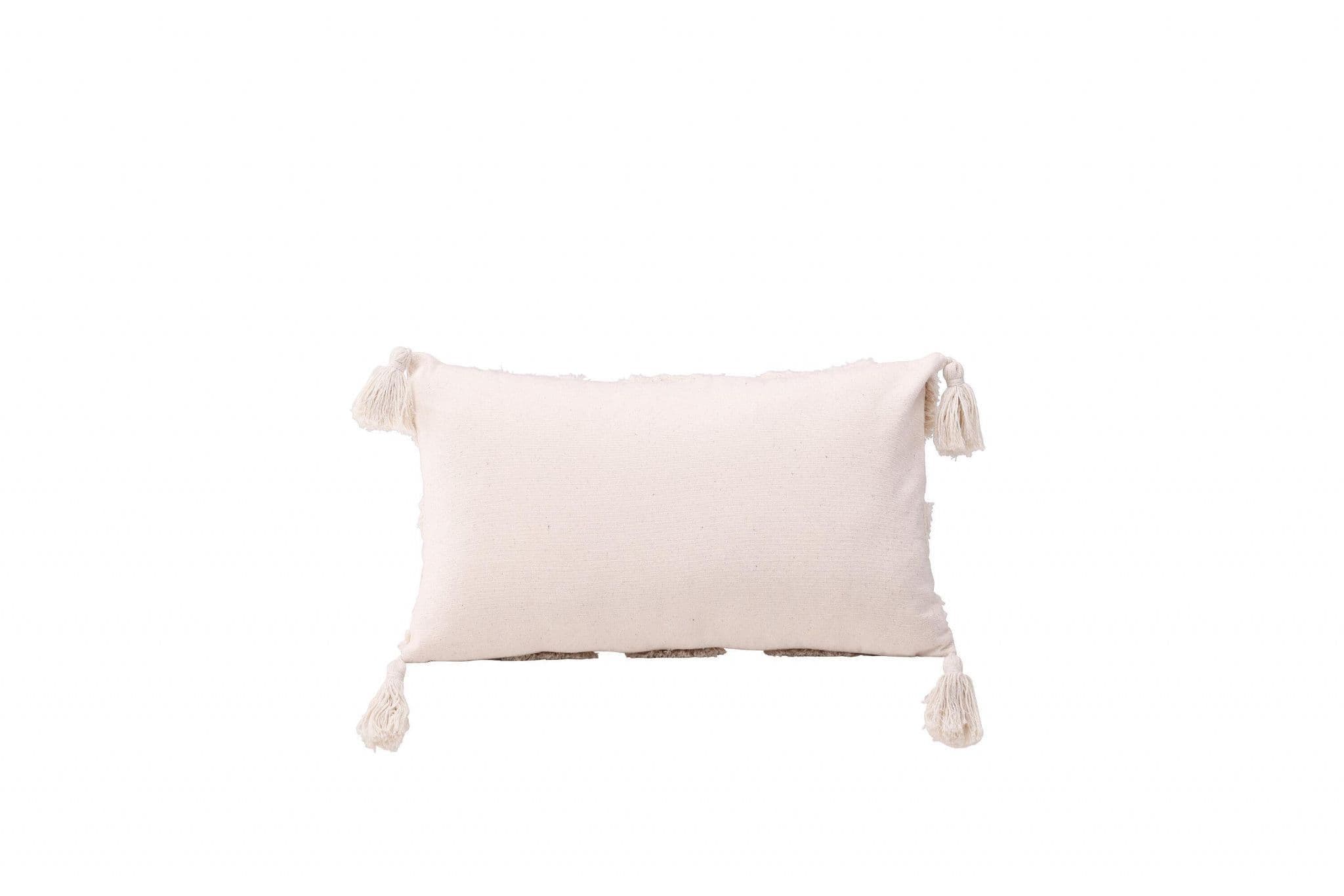 Jasmine Cushion Cover Polycotton, Offwhite, 30X50 - Image 4
