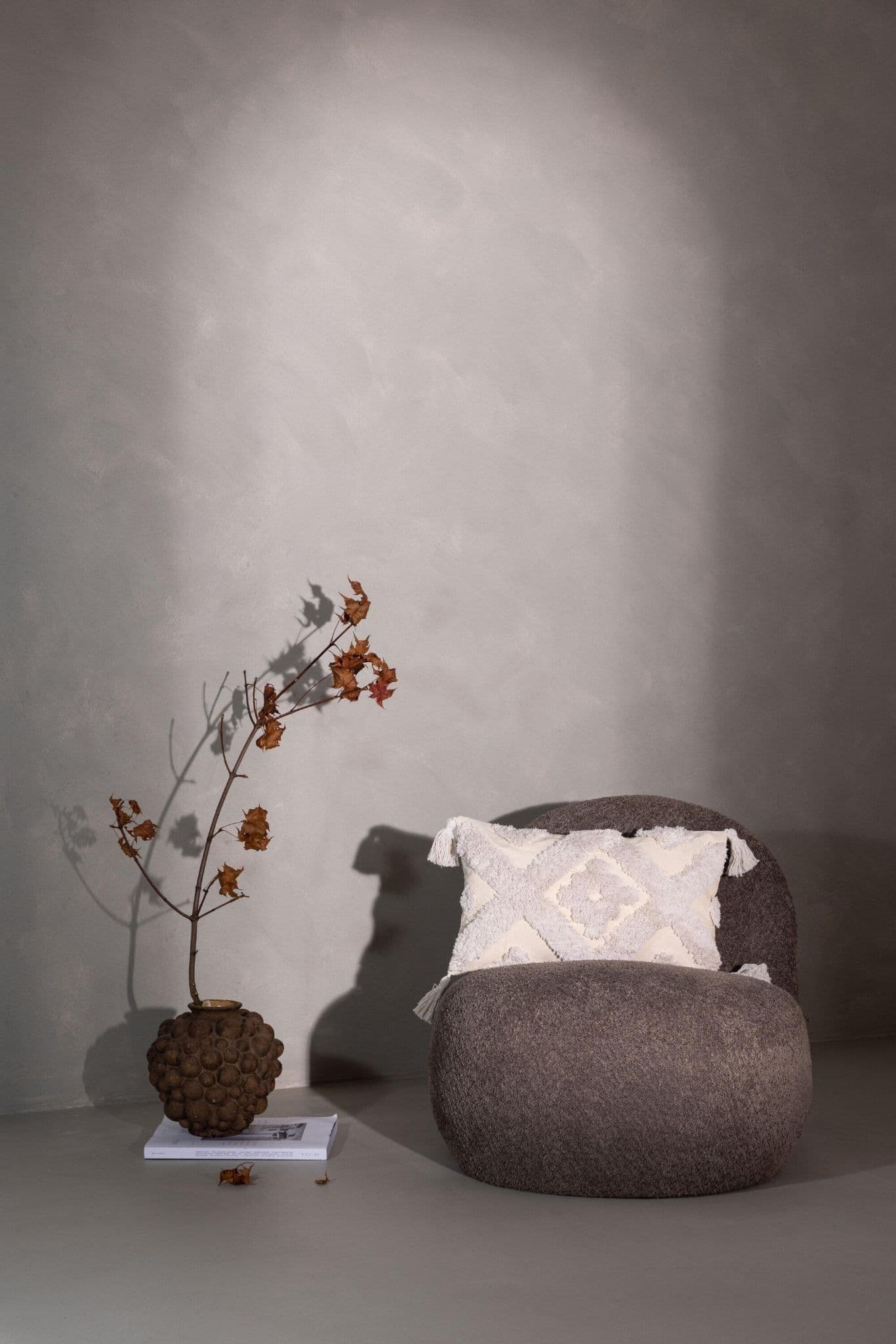 Jasmine Cushion Cover Polycotton, Offwhite, 30X50 - Image 6