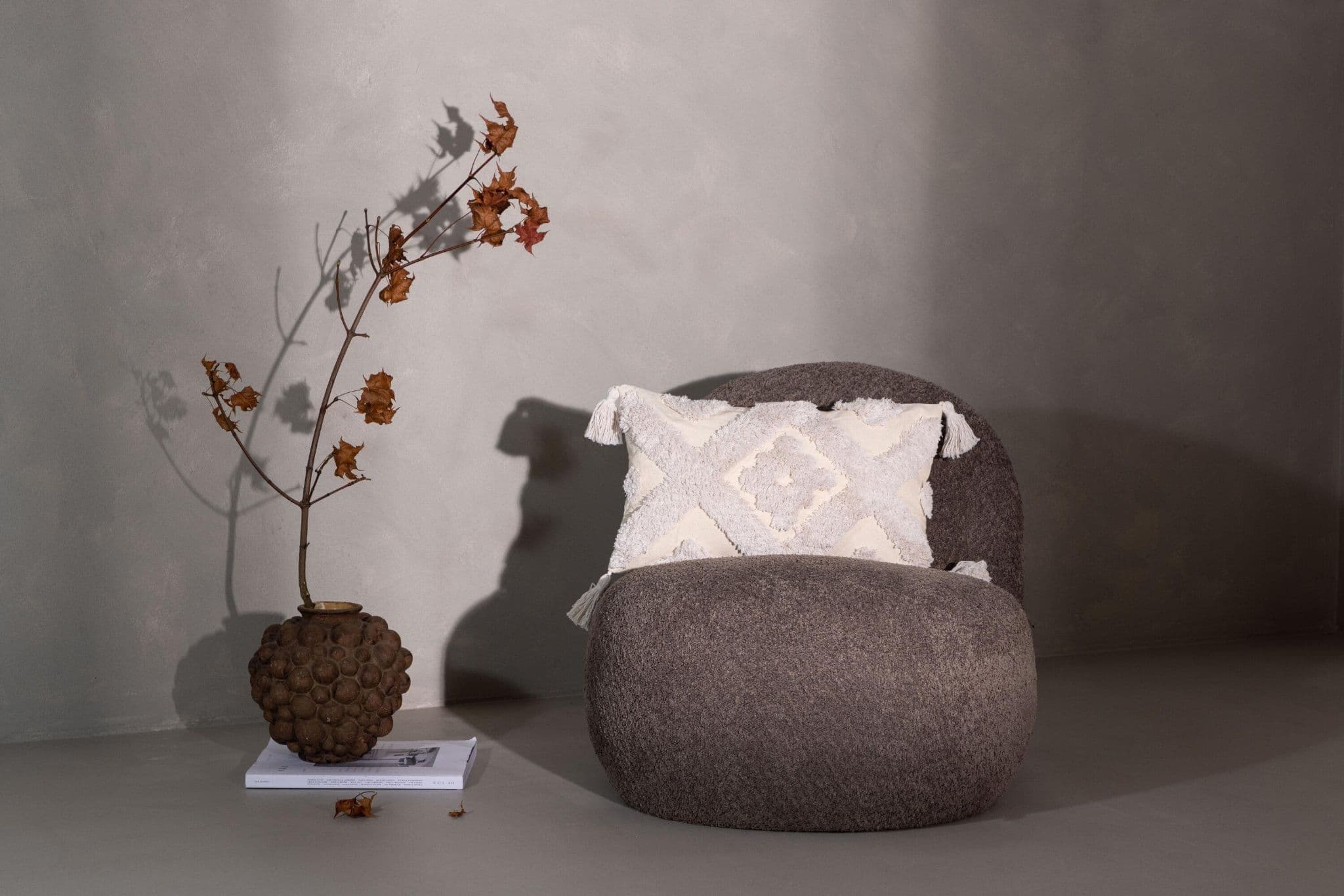 Jasmine Cushion Cover Polycotton, Offwhite, 30X50 - Image 7