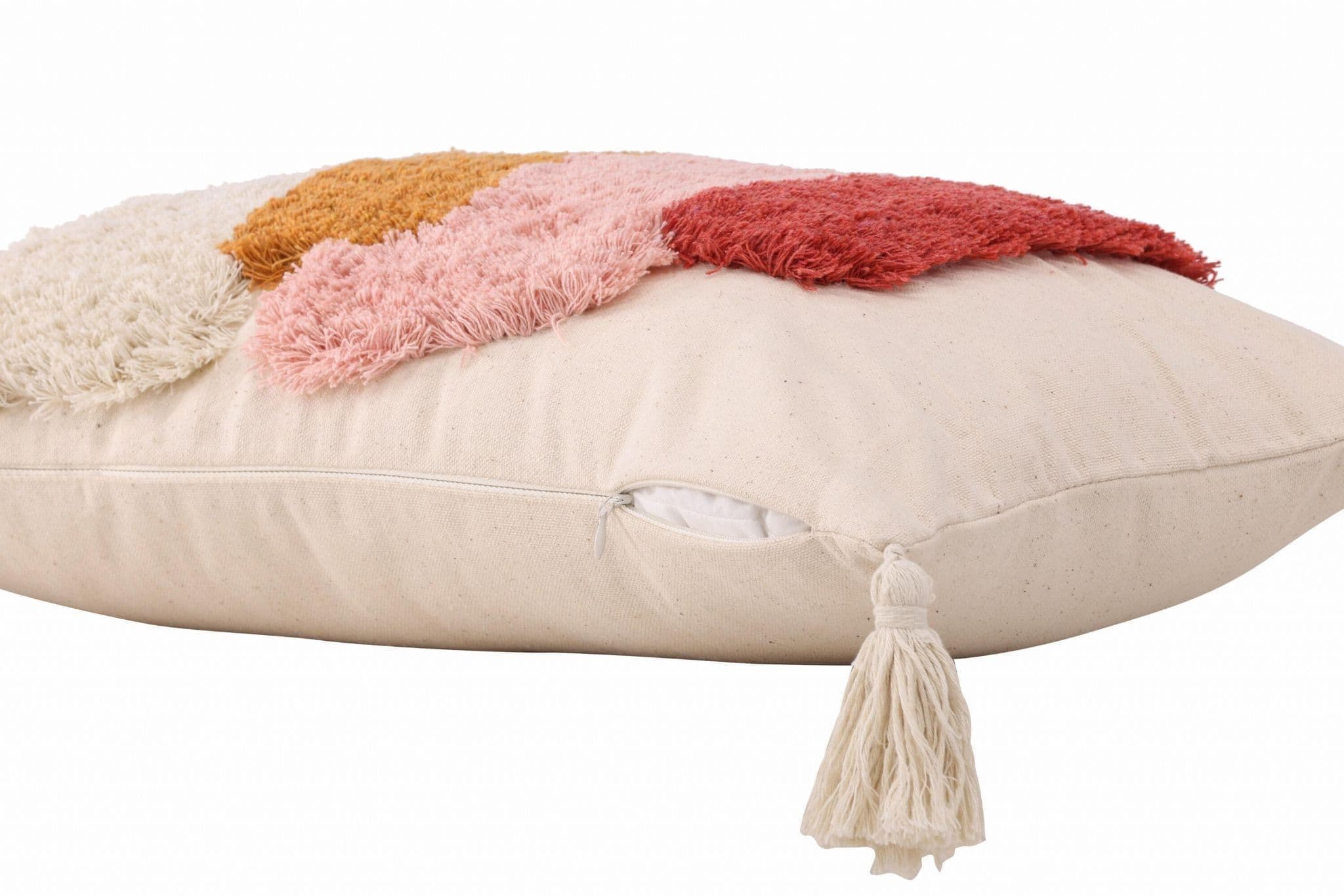 Joline Cushion Cover Polycotton, White, 45X45 - Image 12