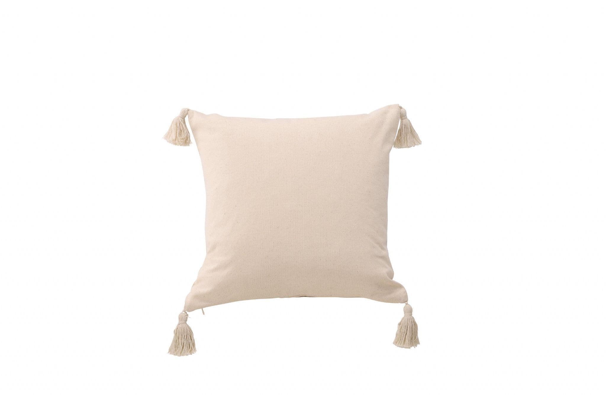 Joline Cushion Cover Polycotton, White, 45X45 - Image 5