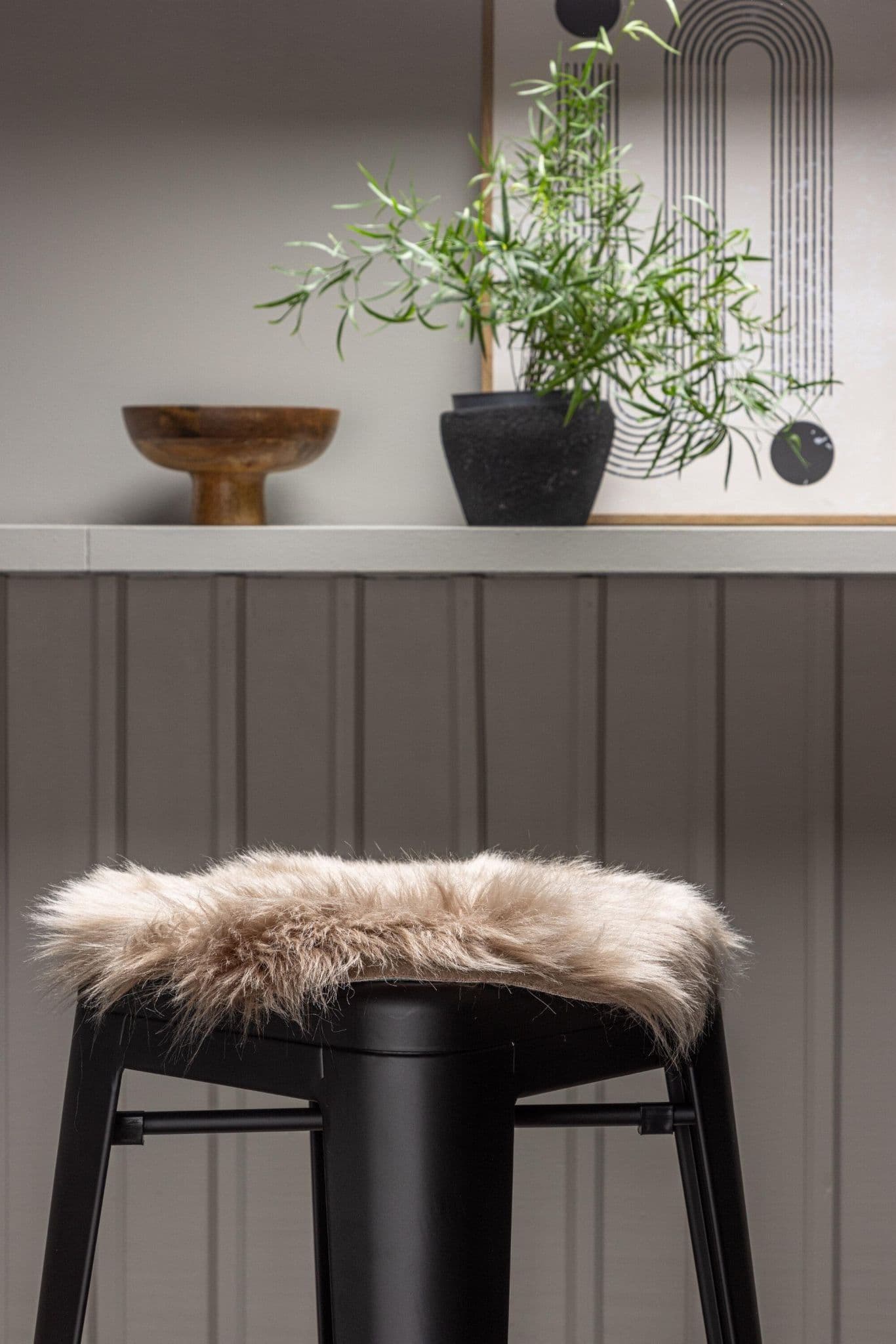 Katy Polyester, 34X34, Round, Grey - Image 10