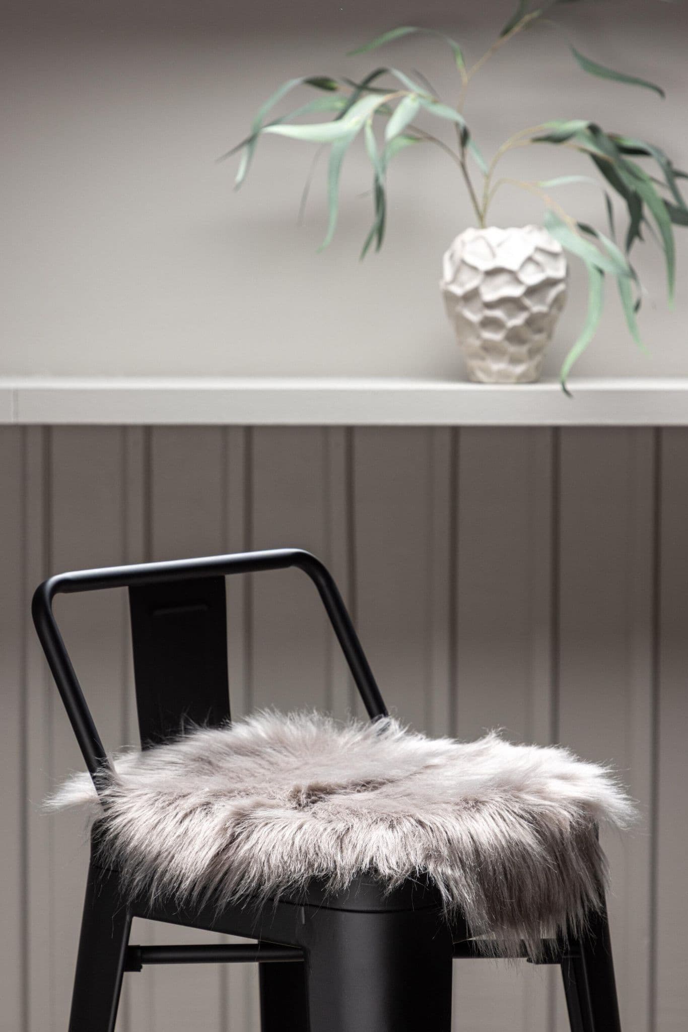 Katy Polyester, 34X34, Round, Grey - Image 4