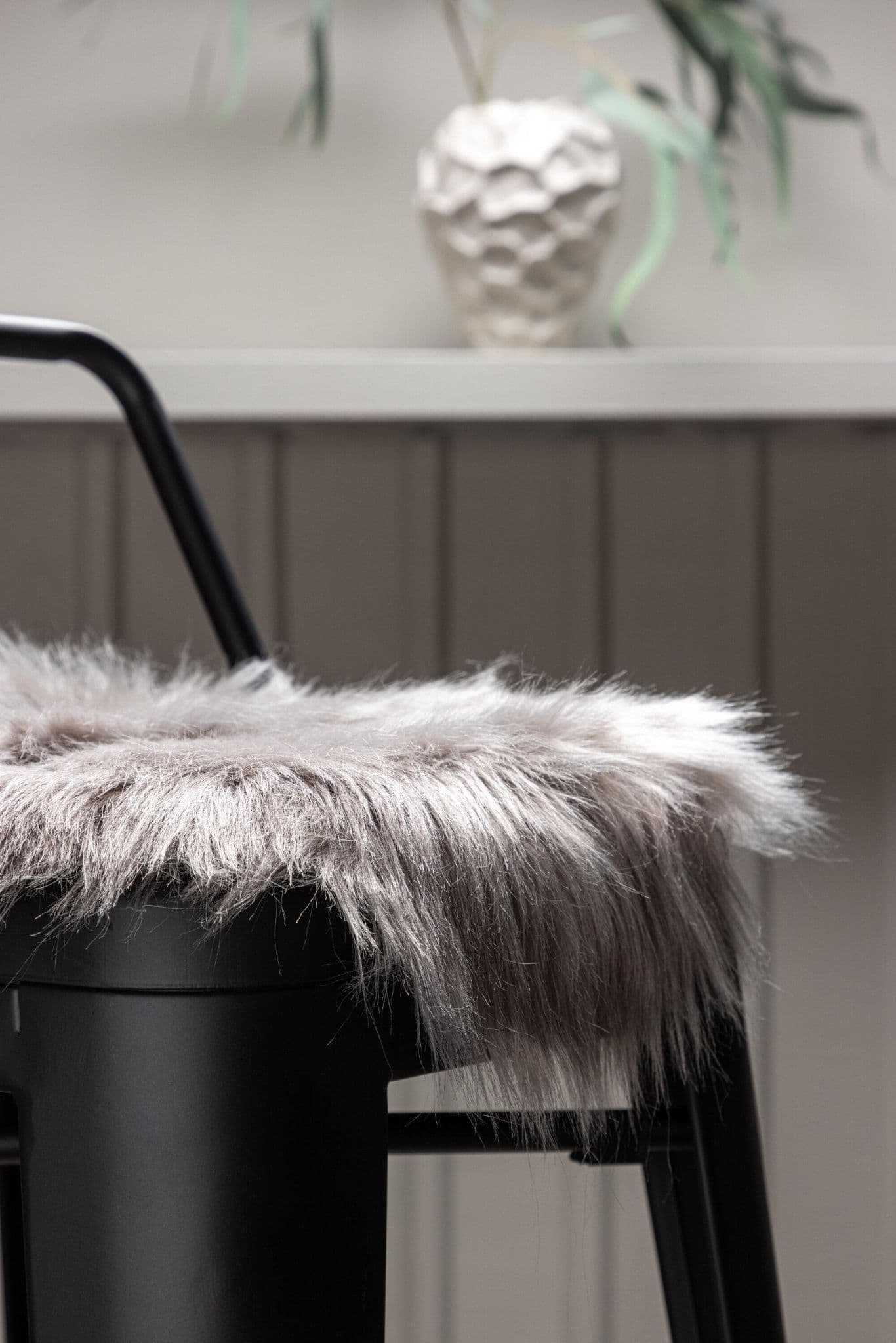 Katy Polyester, 34X34, Round, Grey - Image 5