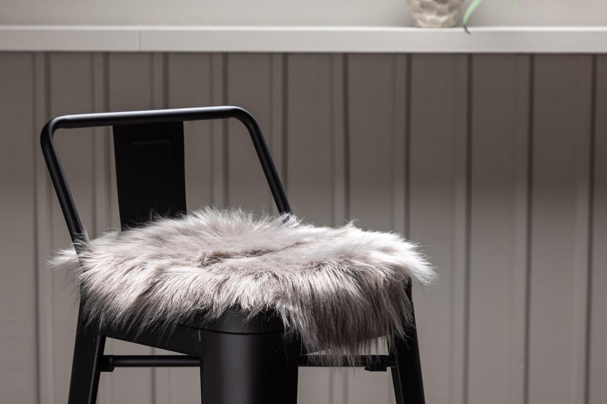 Katy Polyester, 34X34, Round, Grey - Image 9