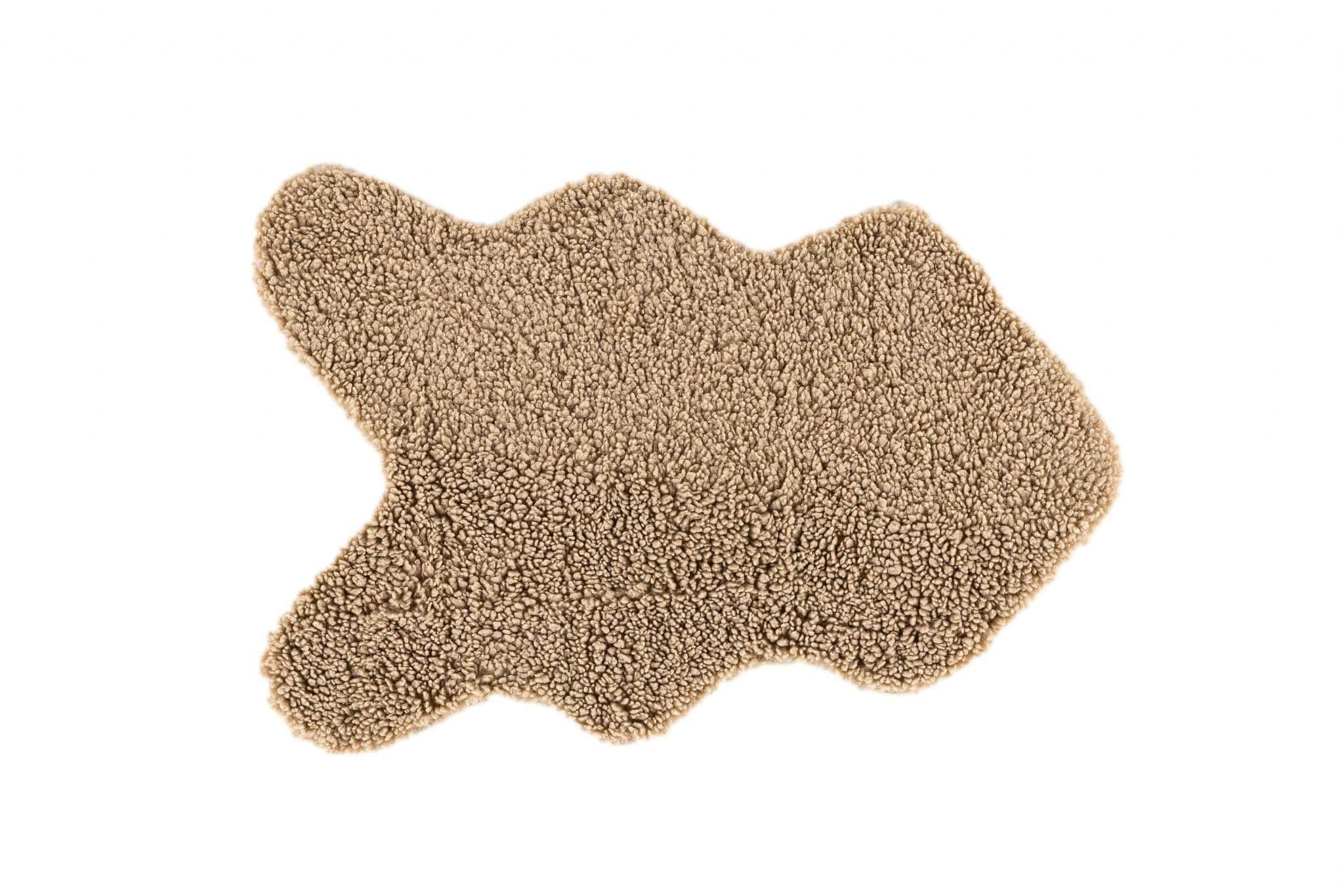 Katy Polyester Teddy, 90X60, Rectangular, Beige - Image 7