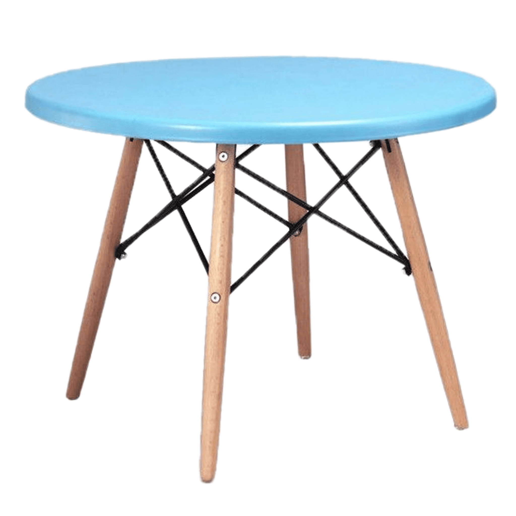 Kids Eiffel Round Table, Blue, 60 Cm