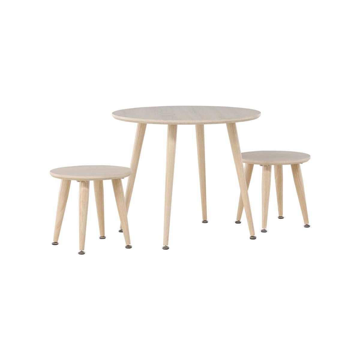 Kids Table Set, Whitewash